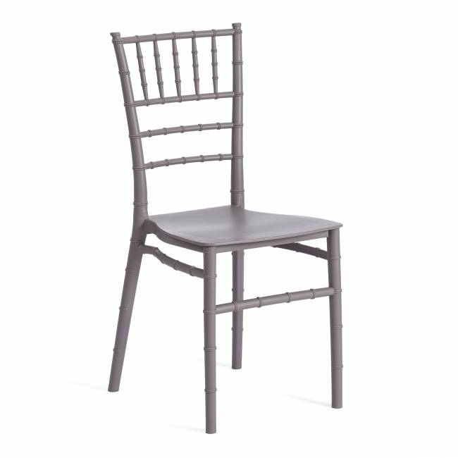 Стул CHAVARI (mod. 101) пластик, 40 х 49 х 88 см, Grey (Cерый) 09 (Комплект из 2 шт.) серый